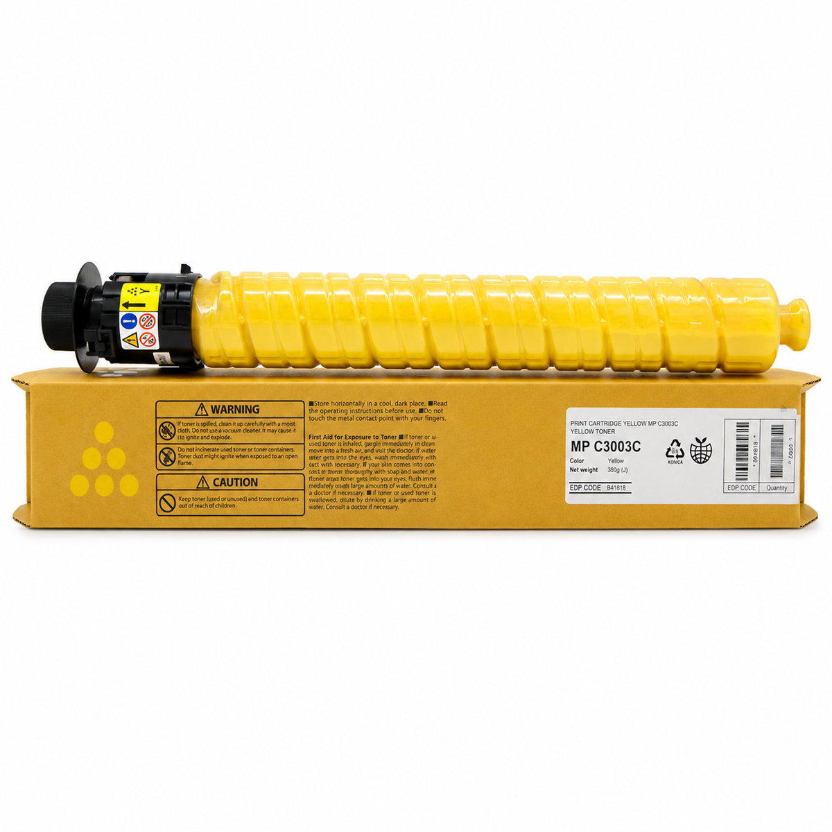 MP C3003 Yellow Compatible Toner Cartridge for Ricoh 841818 MPC3003/3004/3504/3503 - 18,000 Yield
