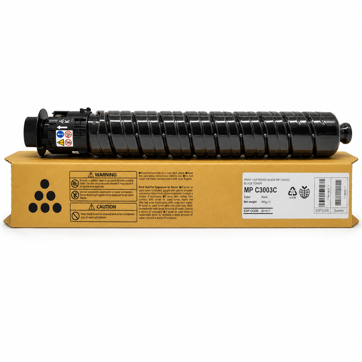 MP C3003 Black Compatible Toner Cartridge for Ricoh 841817 MPC3003/3004/3504/3503 - 29,500 Yield