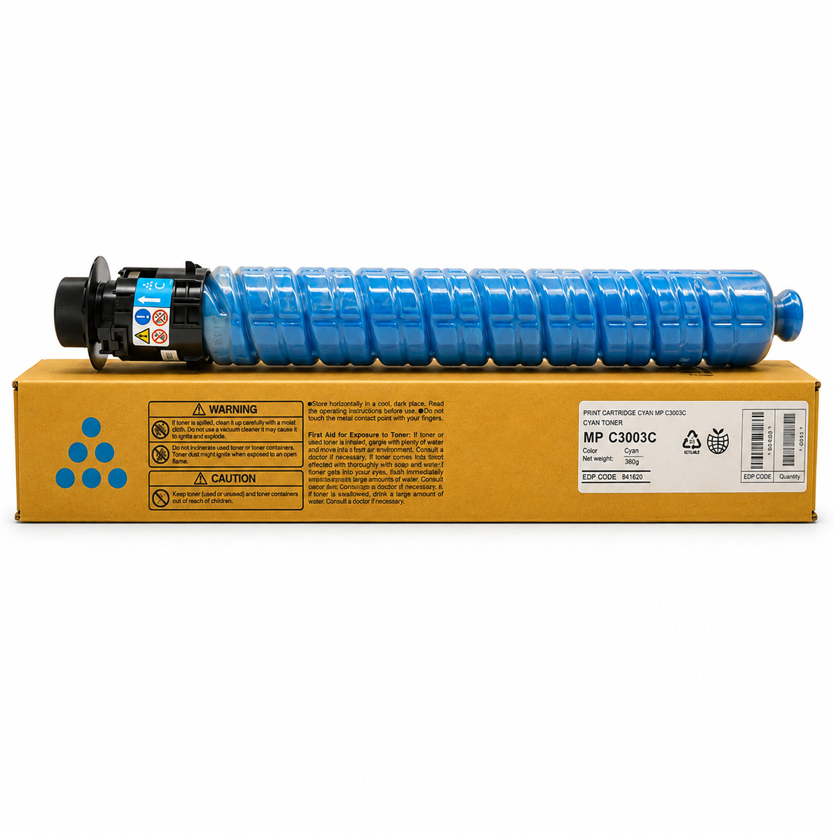 MP C3003 Cyan Compatible Toner Cartridge for Ricoh 841820 MPC3003/3004/3504/3503 - 18,000 Yield