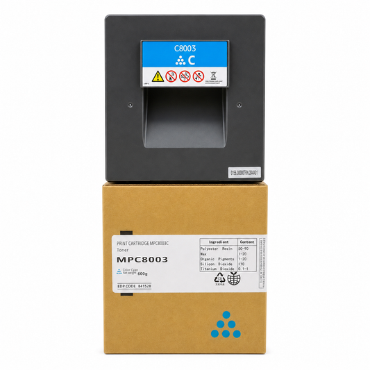 MP C8003 Cyan Compatible Toner Cartridge for Ricoh 842195 MPC8003/6503/IMC6500/8000 - 26,000 Yield