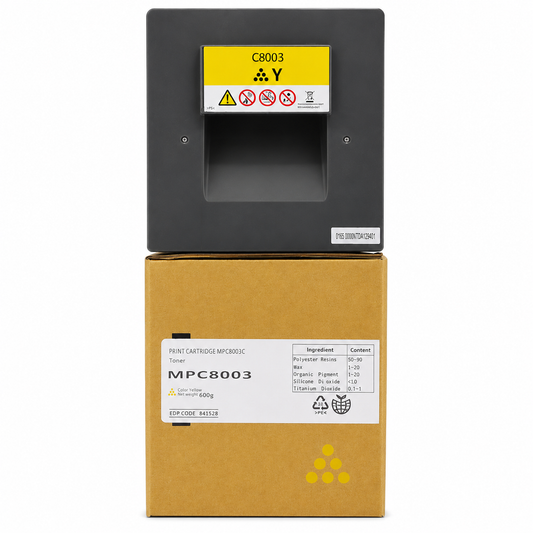 MP C8003 Yellow Compatible Toner Cartridge for Ricoh 842193 MPC8003/6503/IMC6500/8000 - 26,000 Yield